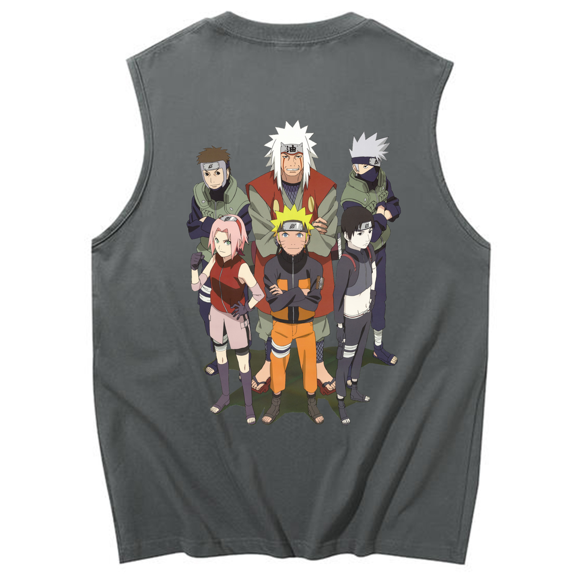 （画像用） NARUTO -ナルト- うずまき ナルト Uzumaki Naruto コットン100％タンクトップ（背面プリント）